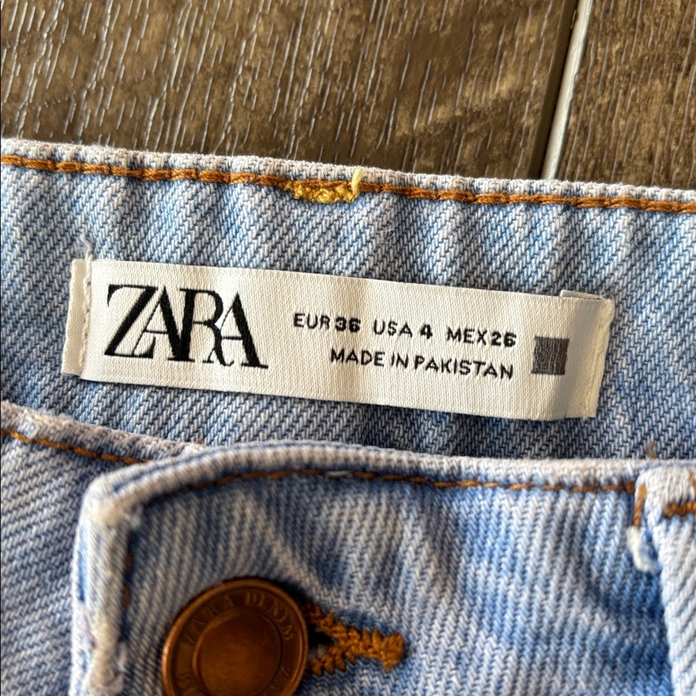 Zara Denim Collection High waisted jeans - Picture 4 of 13